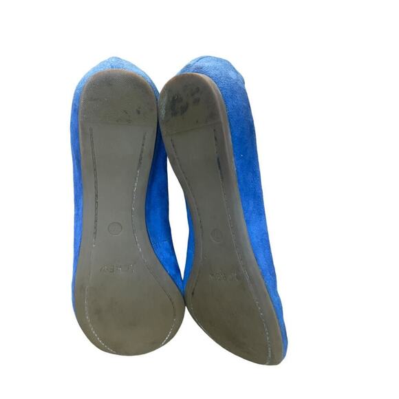 J. CREW Anya/CeCe Suede Ballet Flat Bundle in Orange and Blue - Women's Size 7 - Picture 9 of 16